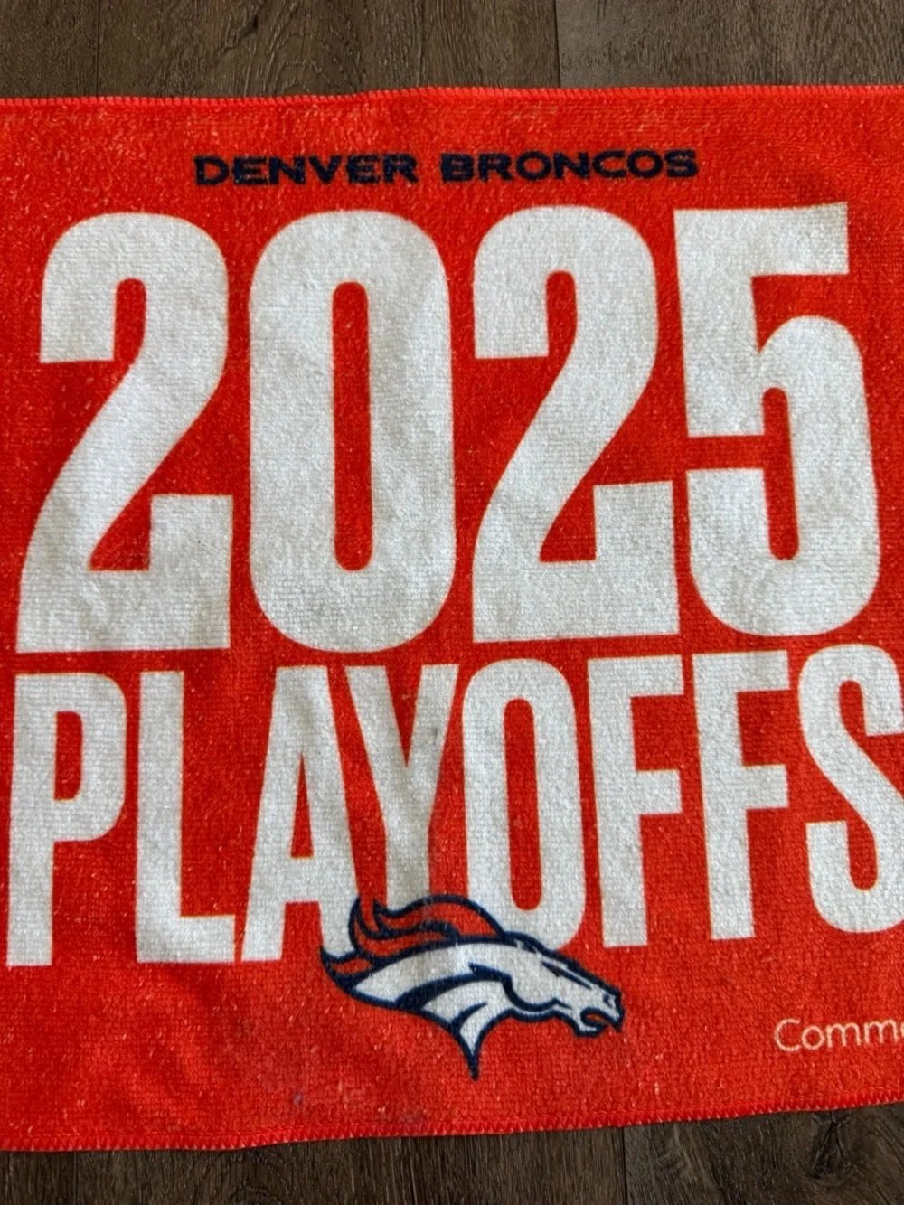 2025 Playoffs Denver Broncos Orange Fan Towel